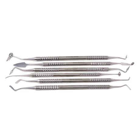 A2Z Scilab 6 Pcs Dental Composite Placement Stainless Steel Tools A2Z-ZR-MEXI